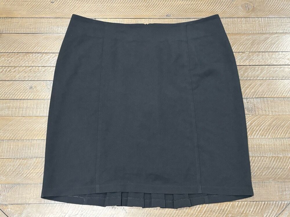 IGIGI Women Black Ruffle Skirt - SEE PICS - Hem needs to be restitched - Size 18